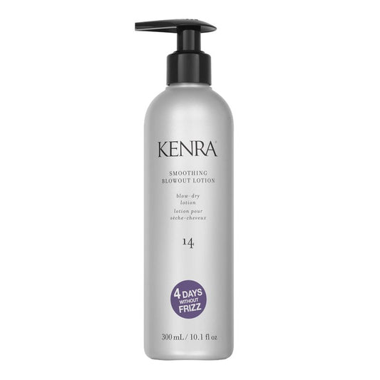 Kenra Professional Smoothing Blowout Lotion 14 | Up To 4 Days Without Frizz | Enhances Smoothness & Manageability Of A Blowout | Thermal Protection | Medium To Coarse Hair | 10.1 fl. Oz