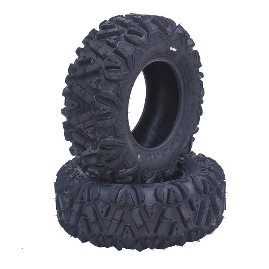 28X8-12 All-Terrain ATV Tires, Tubeless Off-Road and Mud/Trail Tires for ATVs and UTVs, Set of 2