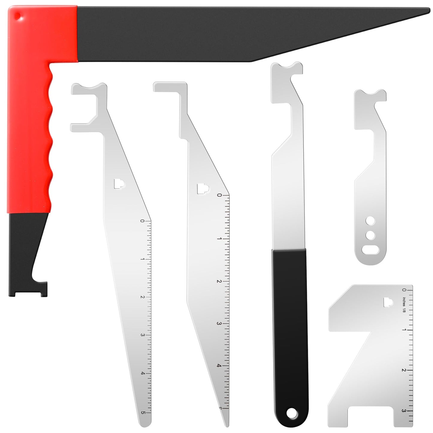 6 Pack Firefighter Tools, Multi-Functional Emergency Firefighting Tool kit for Firefighter, Emergency Responder, and Warehouse, Fire Pick Door Opener, Made from Stainless Steel
