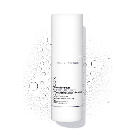 Smashbox Photo Finish Endurance Breathable Setting Spray | Lightweight, Long-Lasting, Hydrating Setting Spray | Locks in Makeup + Breathable Barrier That Strengthens Skin, 3.72 Fl Oz
