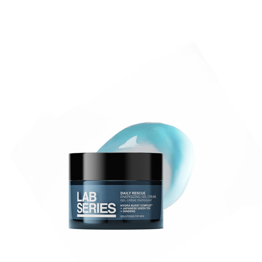 Lab Series Men's Daily Rescue Energizing Gel Cream - Lightweight Face Moisturizer - Anti Aging, Hydrating, Moisturizing - Skin Care for Men, 1.7 Fl Oz