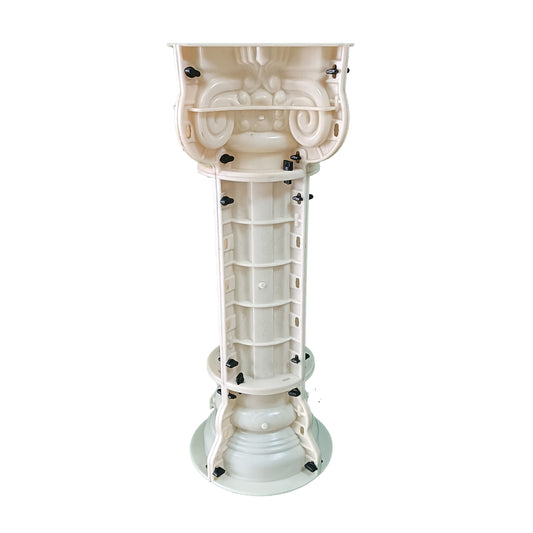 80x15cm/ 31.5x5.9in Round Column Wedding Ceremony Party Decoration Reusable Mould Pedestal Flower Seat Gypsum Concrete Mold