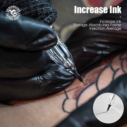 Dragonhawk Tattoo Gun Wireless Complete Tattoo Kit Beginner Tattoo Machine Kit 2 Batteries Tattoo Power Supply Pro Cartridges Tattoo Kit