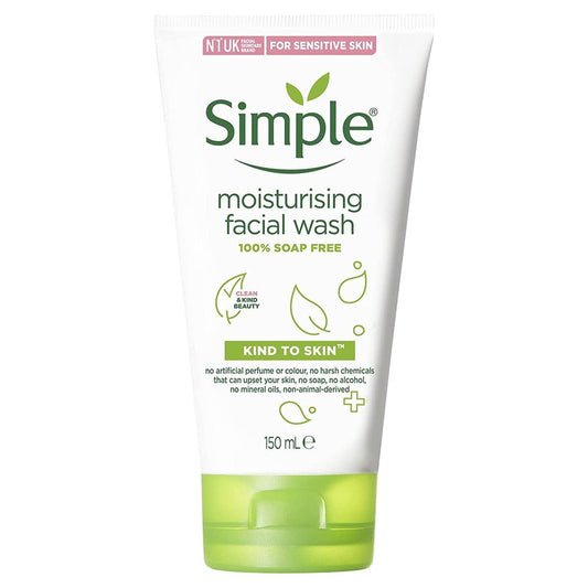 Simple Moisturizing Facial Wash, 5 Ounce (Pack of 3)
