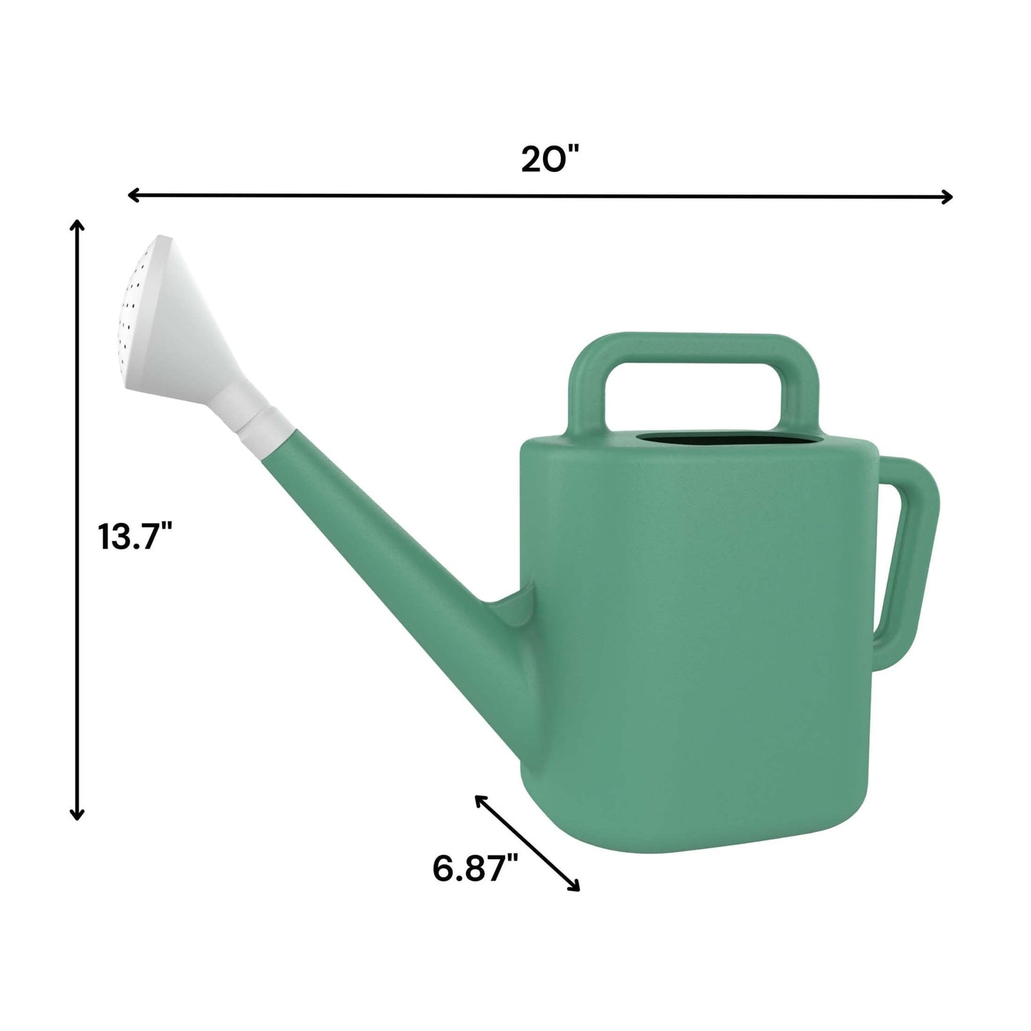 Watering Can 2 Gallon for Indoor Plants, Garden, Outdoor Plant House Flower, Gallon Large Long Spout with Sprinkler Head