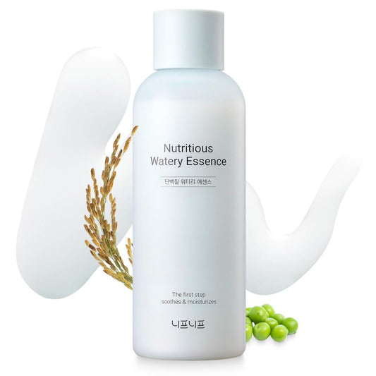 NEAF NEAF Nutritious Watery Essence, All-in-one Power Plant-Protein Toner for Soothing and Hydrating, Gentle Exfoliation, CICA Calming, Niacinamide, Korean Skincare, Glass Skin (180ml / 6.08 fl.oz.)