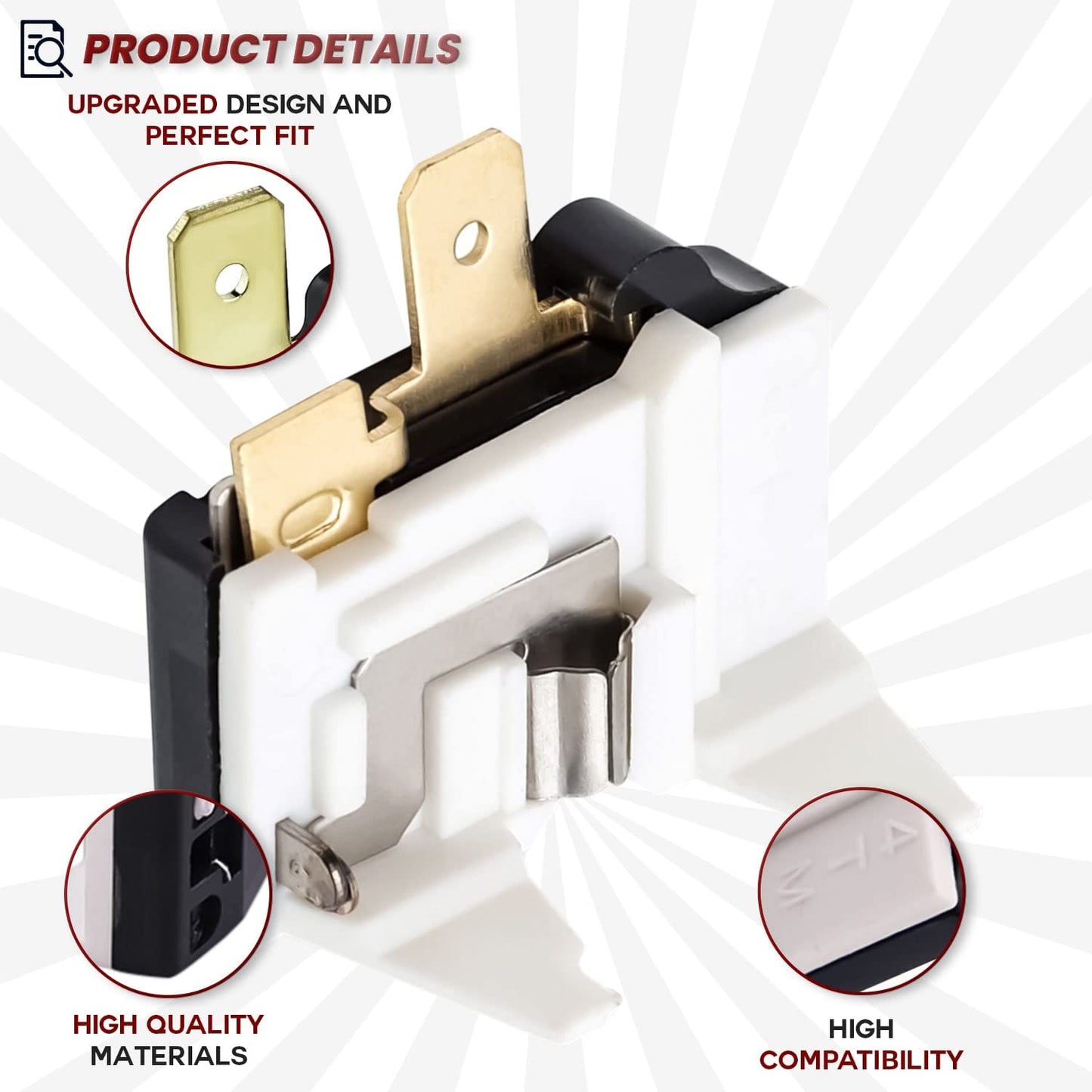 Seentech 6750C-0005P Refrigerator Overload Protector - Compatible with LG – Replaces: AP4439459 1357963 AH3529540 EA3529540 6750C-0004R PS3529540