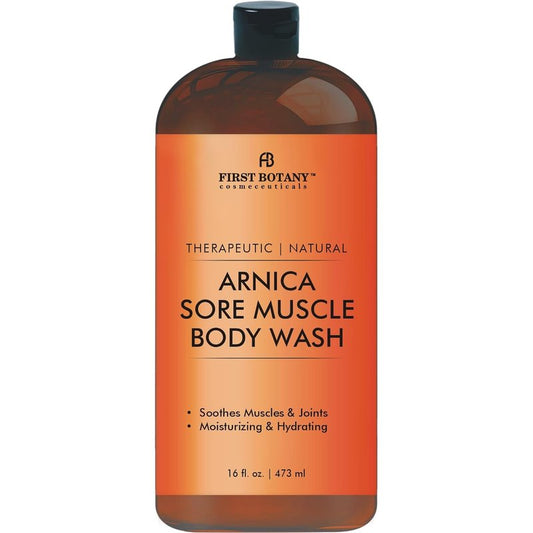 Natural Body Wash - All-Natural Skin Cleanser for Body Odor, Athlete's Foot, Jock Itch, and More | 16 fl oz (Arnica)