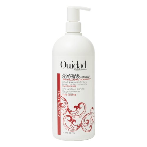 Ouidad Advanced Climate Control Heat & Humidity Gel Bulk Size - 33.8 fl oz, Anti-Frizz Nano Technology, Locks Out Humidity, Crunch-Free Styling Gel for Curly Hair, For All Curl Types