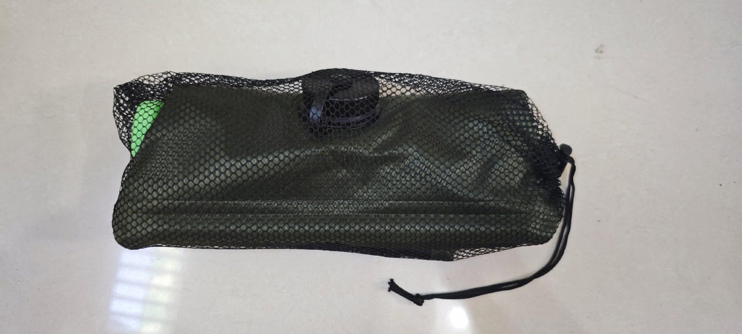 5-Gallon Solar Shower Bag with Real-Time Temp Display - Fast Heating in 20 Mins - Lightweight 0.99lbs Portable Camp Shower for Short Trips & Emergency Backup