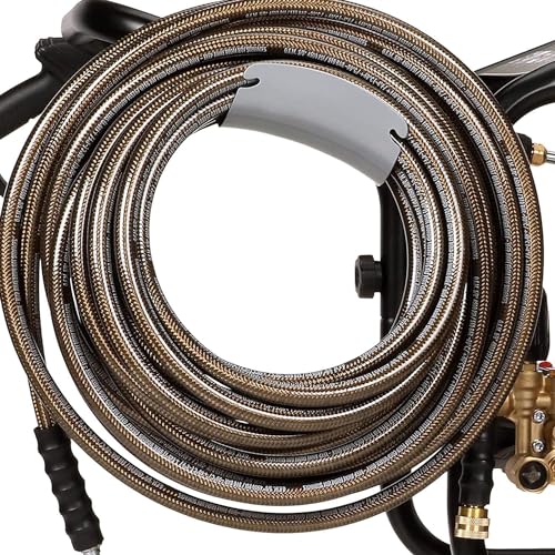 Simpson 4400 PSI Gas Pressure Washer, 4.0 GPM Commercial Power Washer, Cold Water, 50' Hose, PowerShot, 49-State Compliant (PS60843) - Black