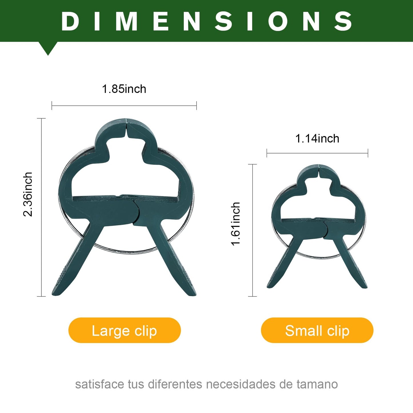 Iniscape A Plant Clamp Used for Climbing Plants,Horticultural Clip Used to Support Climbing of Flower Stems, Vines, Vegetables, and Tomatoes,Vine Clip for Garden Vine Training (Green, 120big)