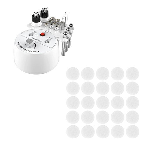 UNOISETION Diamond Microdermabrasion Machine with 250Pcs Microdermabrasion Cotton Filters
