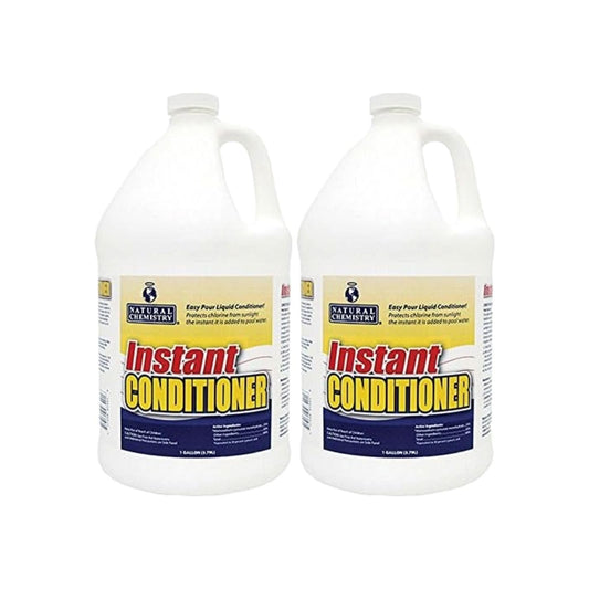 Natural Chemistry Instant Pool Water Conditioner, 1 Gallon, Pack of 2, Protects Chlorine from Sunlight, Instantly-Dissolving and Easy to Use