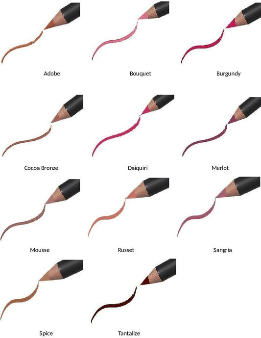Jolie Slim Lip Pencil Classic Lipliner Definer (Russet)