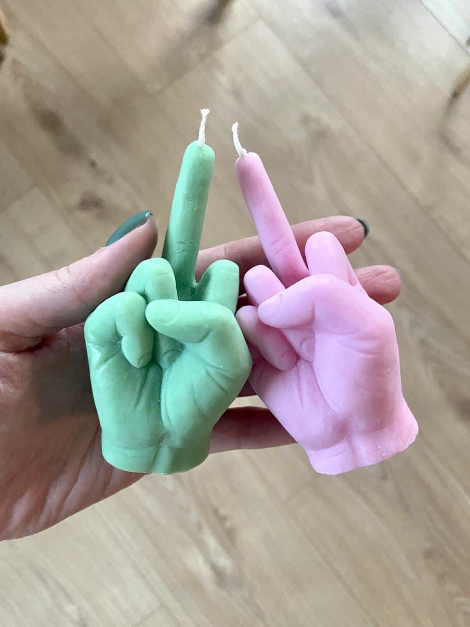 Middle Finger Candle, Homemade soy candle, Hand Fuck Candle, Teen Room Decor Candle, Funny Aeshetic Candle, Hippie Candle (White, PUMPKIN)