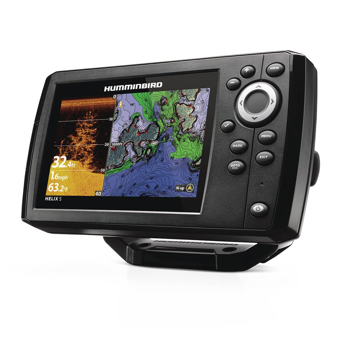 Humminbird Helix 5 G3 GPS Fish Finder with Transducer, Dual Spectrum Chirp Sonar & Down Imaging