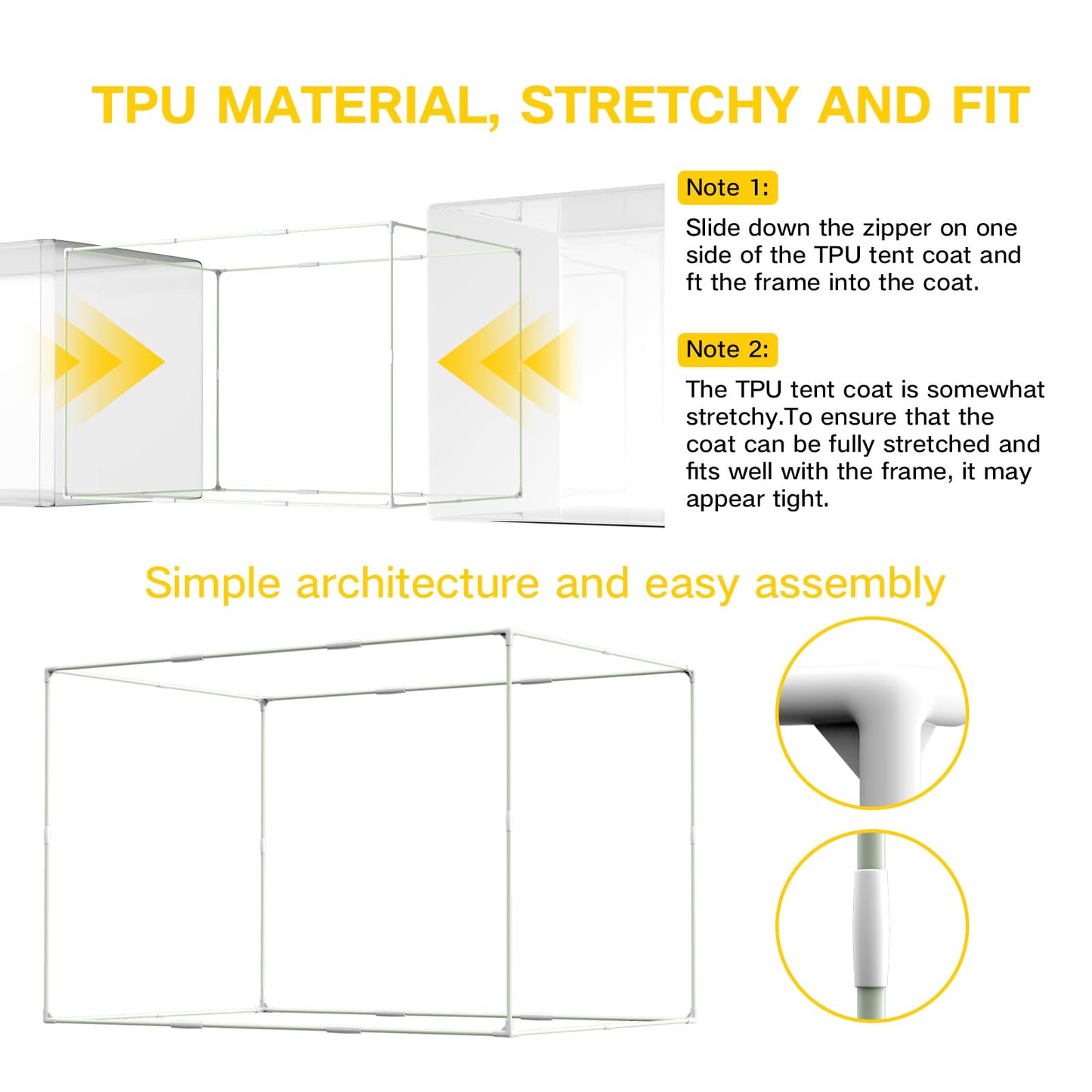 ACover Large Still Air Box Mushroom, Mushroom Grow Bag Kit Mycology Fume Hood Propagation Stations Grow Kit Monotub Kit Mushroom Planting Bag Tent for Spores Horticulture Supplies,31.5x 20.5x 20.5inch