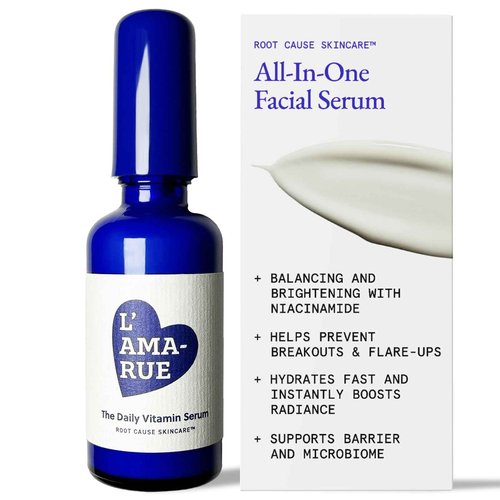 L'AMARUE The Daily Vitamin Serum - All-in-One Hydrating, Brightening & Radiance Boosting Serum with 17 Nutrients, 1.7 fl oz, Reduces Dark Spots, Anti-Aging & Supports Barrier