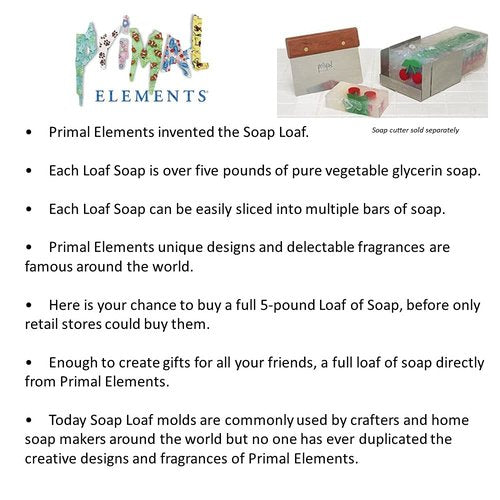 Primal Elements Loaf Soap, Wanderlust, 5.5 Pound