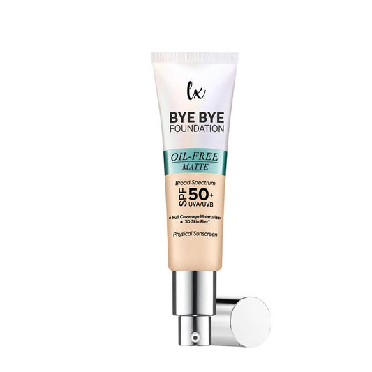 Lx Blend Bye Bye Foundation Oil Free Matte Coverage Moisturizer With SPF 50