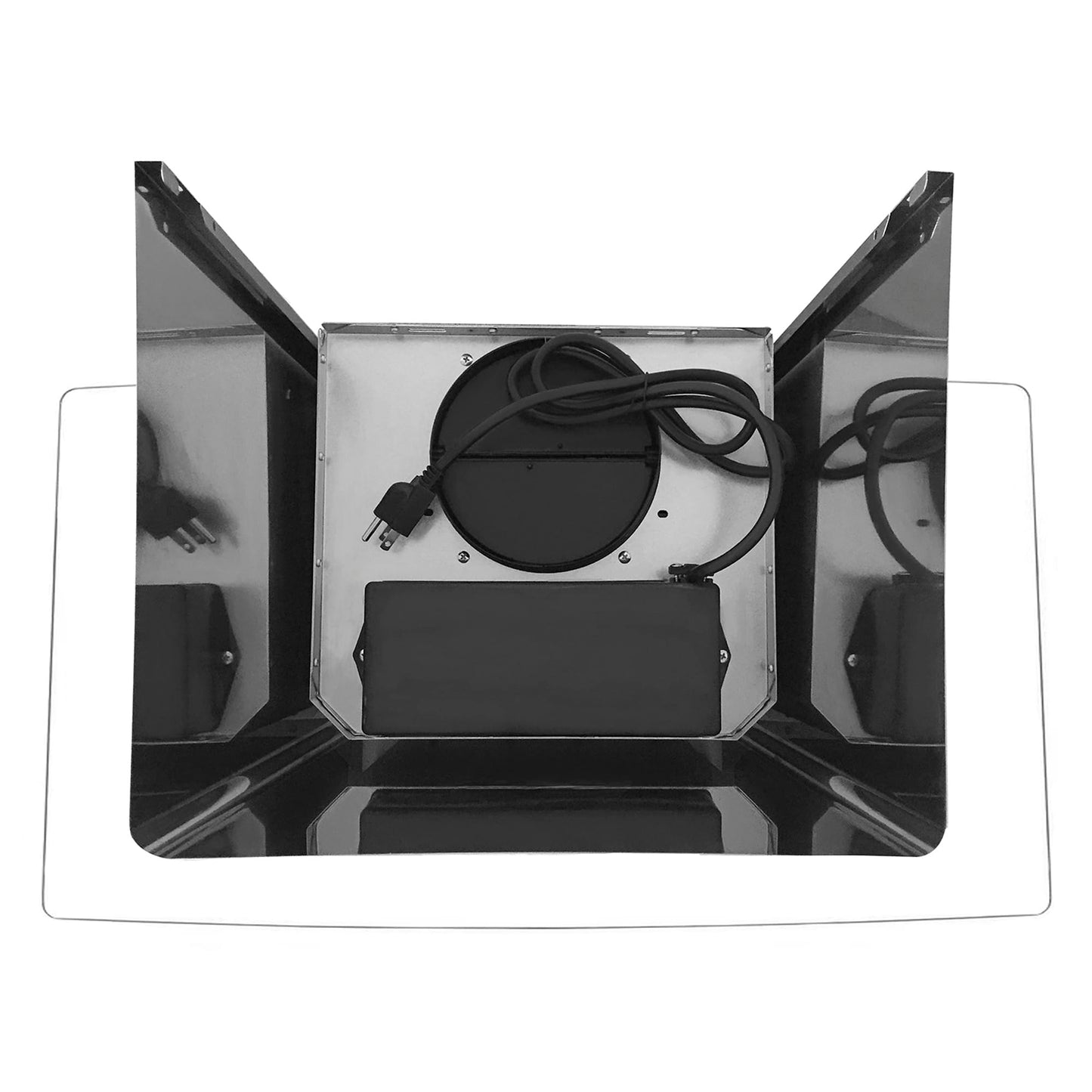 COSMO COS-668WRC90 36 in. Vista Collection 380 CFM Ducted Wall Mount Range Hood, Button Controls, LED Lights, Stainless Steel