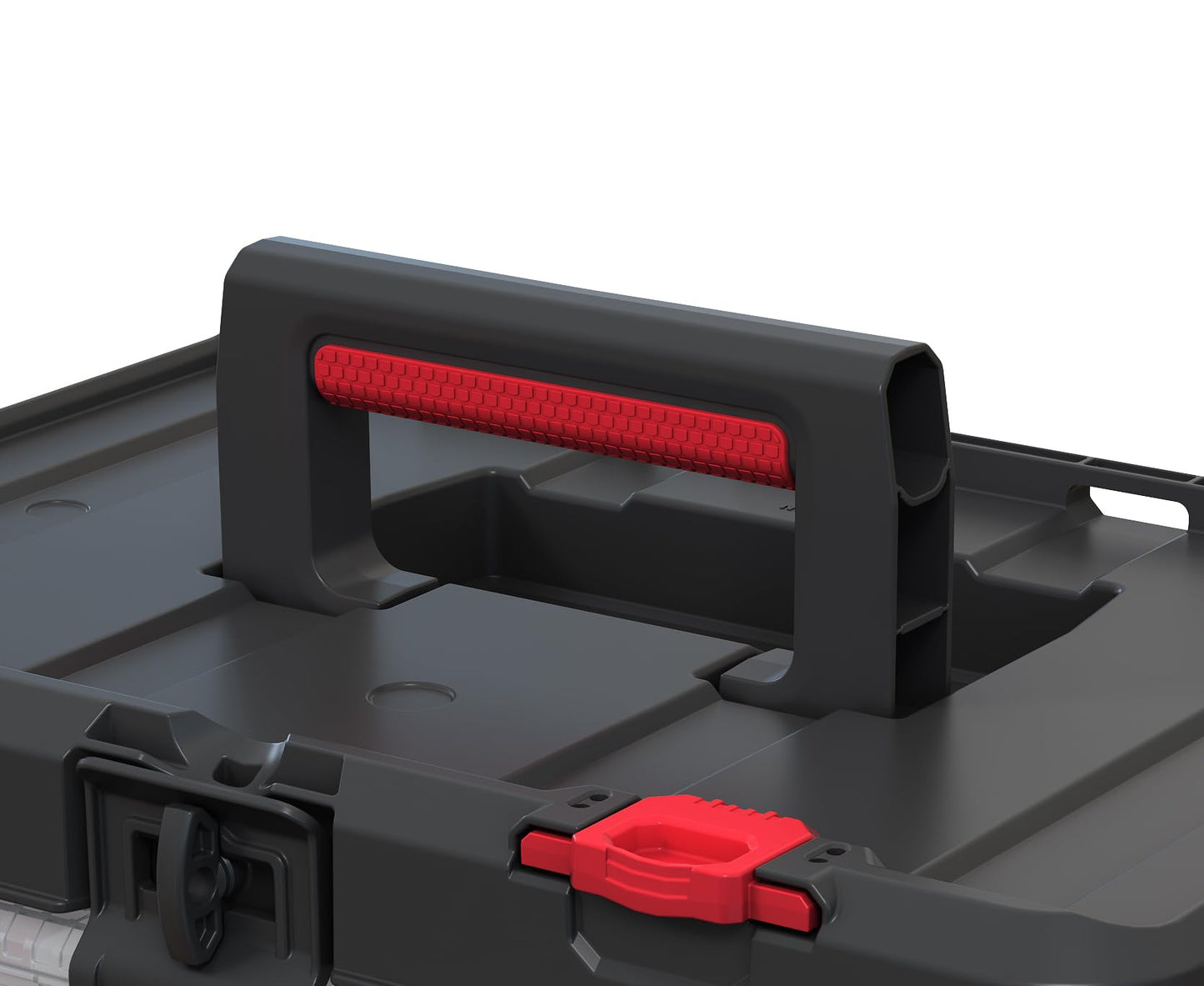 Keter Stack n' Roll Modular DIY 3 Organiser Set, Stackable, Lightweight, Durable, Water Resistant, Black