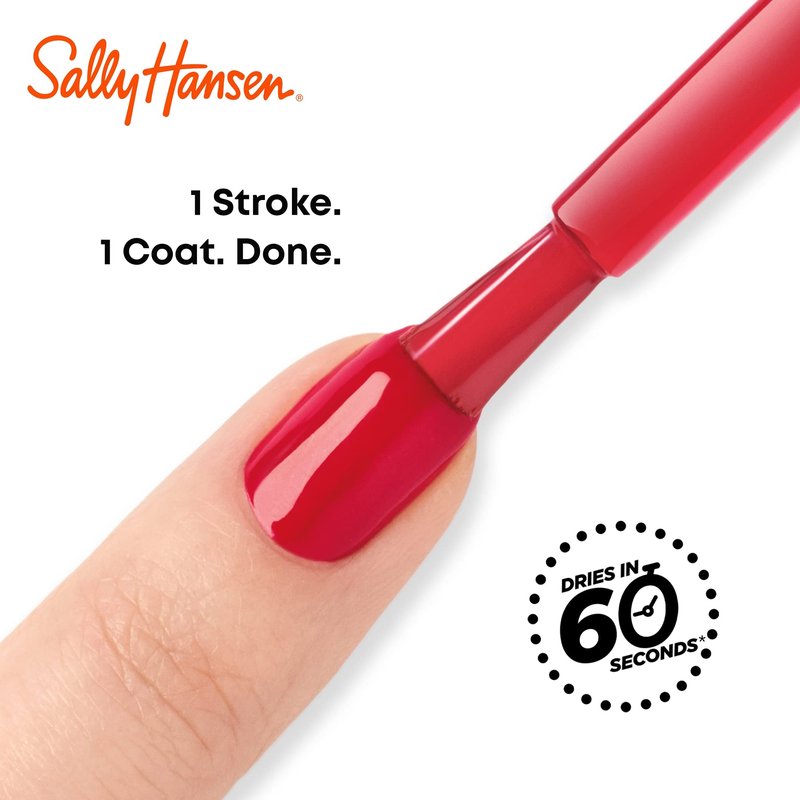 Sally Hansen Insta-Dri Reese's Nail Polish | Quick Dry, Long Lasting, Streak-Free Shine | Opaque, Shimmery | 737 REESE’S Candy + 738 REESE’S Rep | Burnt Orange & Bright Yellow Nail Color Duo