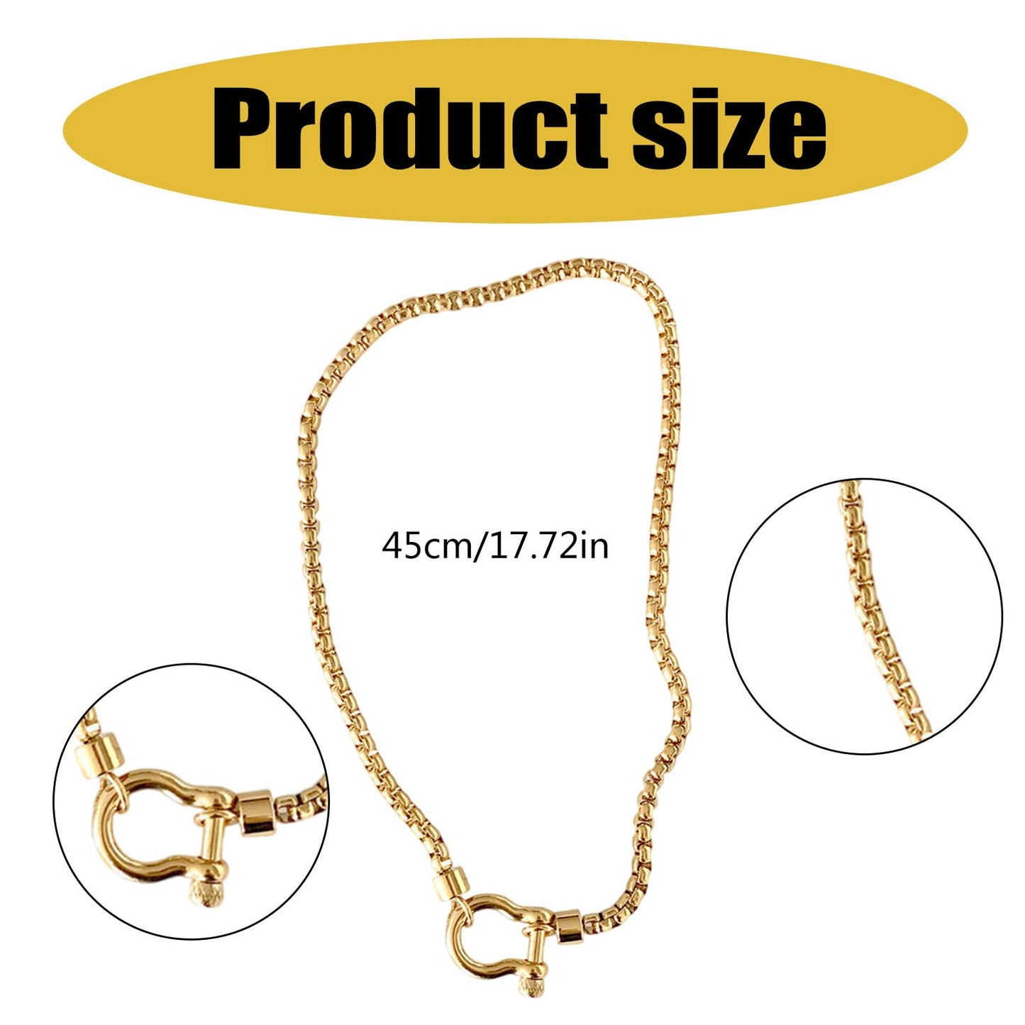 jiingekk Stainless Steel Carabiner Clasp Necklace Sturdy Versatile Fashion Accessory for Daily Wear and Travel Stylish Outfits