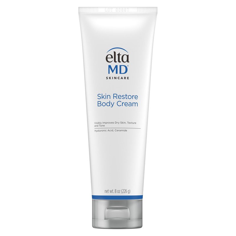 EltaMD Skin Restore Body Cream, Fragrance-Free Lotion for Women with Hyaluronic Acid and Niacinamide, Body Moisturizer, 8 oz Tube