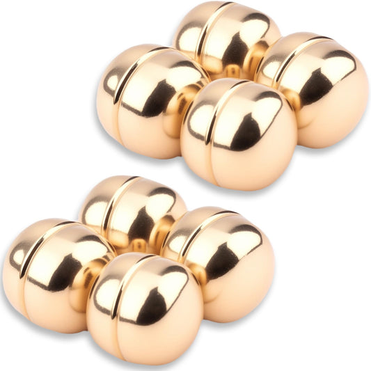 8 Pairs Hijab Magnets Strong Magnetic Pins Purse Bottom Feet Scarf for Women Brooch Clasp for Clothes Dress Scarves Shirts