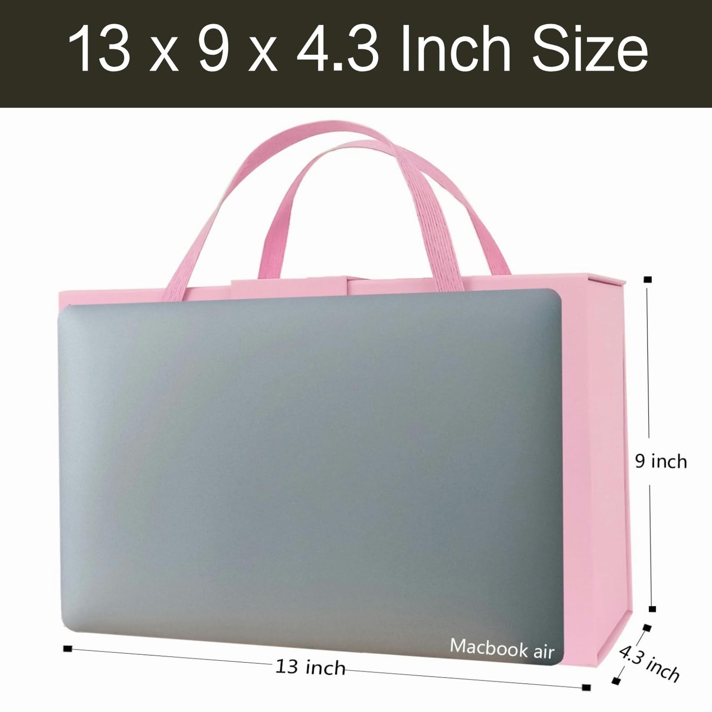 Joyscoop Large Gift Box 2 Pack 13 x 9 x 4.3 inch with Magnetic Lids, Luxury Gift Box for Mother's Day, Birthday, Weddings, Baby Showers, and More