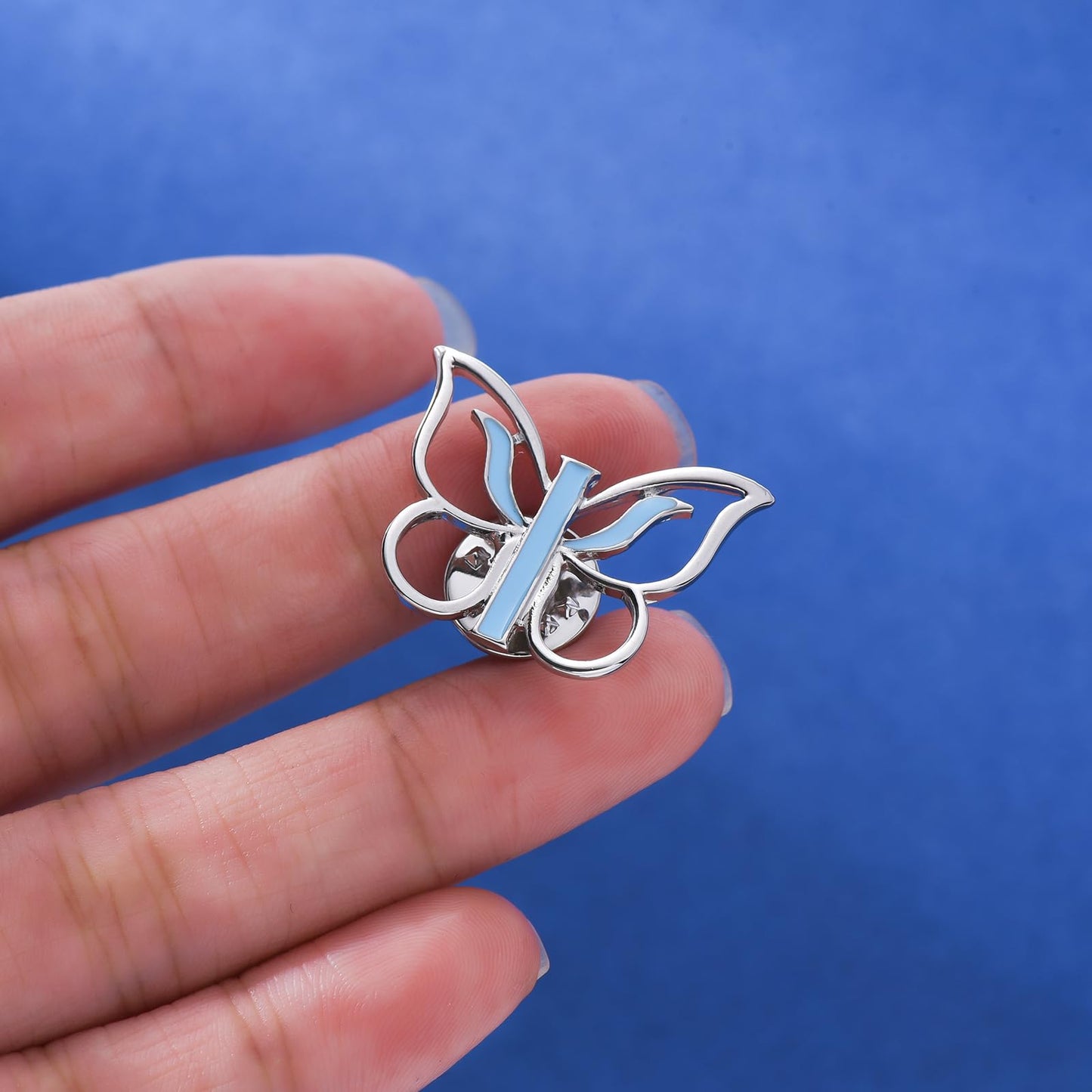 Dr's gift Psi Psychology Brooch Butterfly Pin Enamel Psi Symbol Lapel Badge for Psychiatrists Therapists Mental Health Advocates Graduation Jewelry Gift