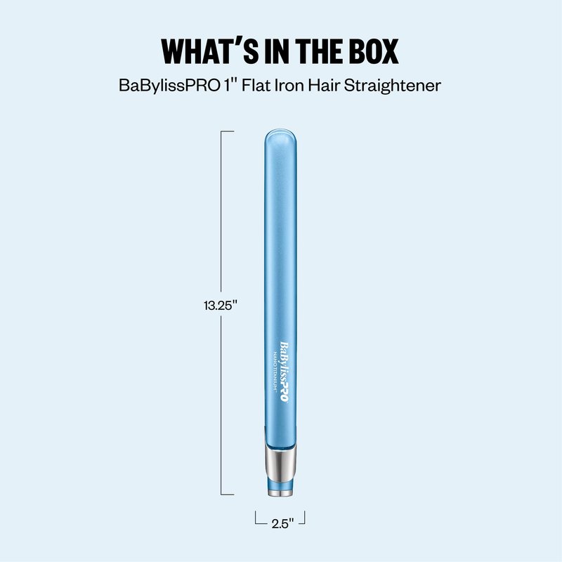 BaBylissPRO Nano Titanium Flat Iron Hair Straightener