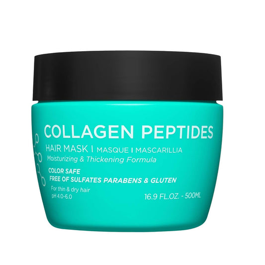 Luseta Thickening Hair Mask with Collagen Peptides Strenghten and Moisturize for Thin & Dry Hair, Promote Thickness and Reduce Breakage for Fuller-Looking Hair 16.9oz