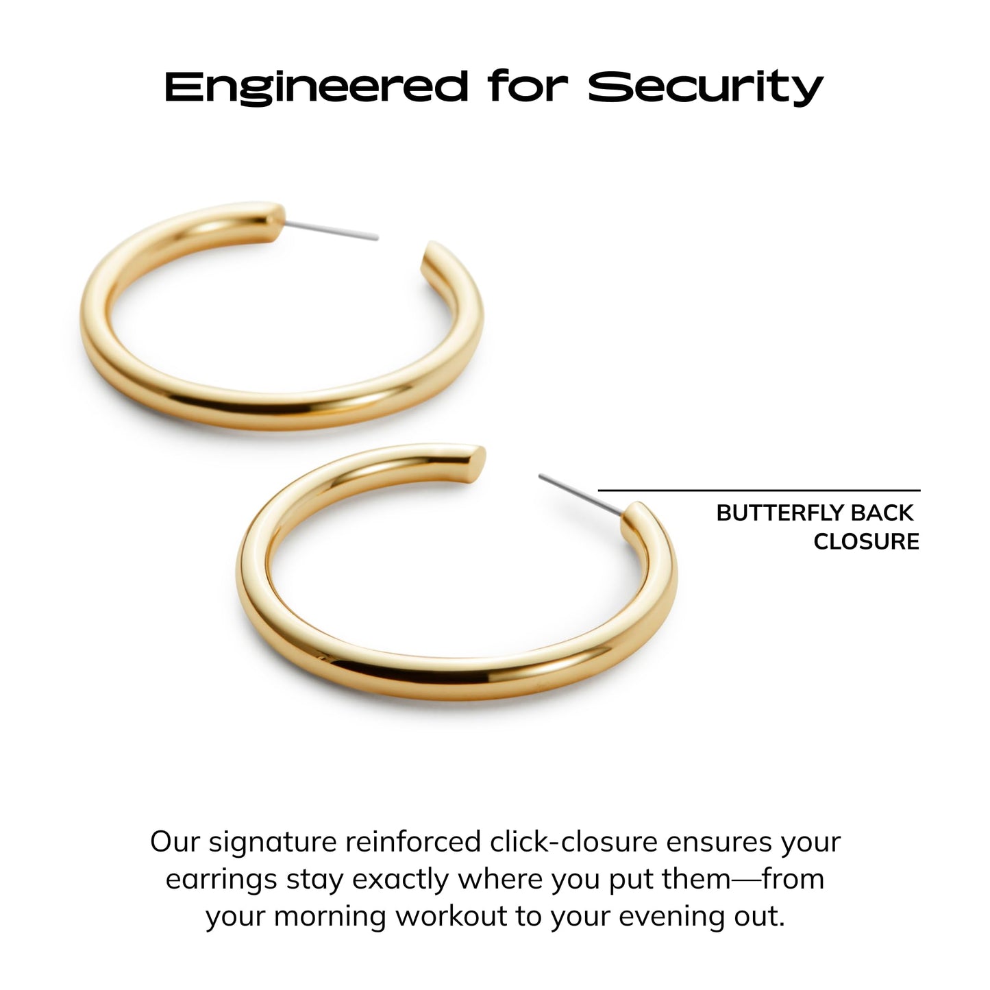 Ana Luisa Hoop Earrings for Women - Sterling Silver, 14K Gold Plated & Silver Rhodium Plated Assorted Earring Styles - Dainty, Small Gold Hoop Earrings for Daily Wear - Hypoallergenic & Tarnish-Free
