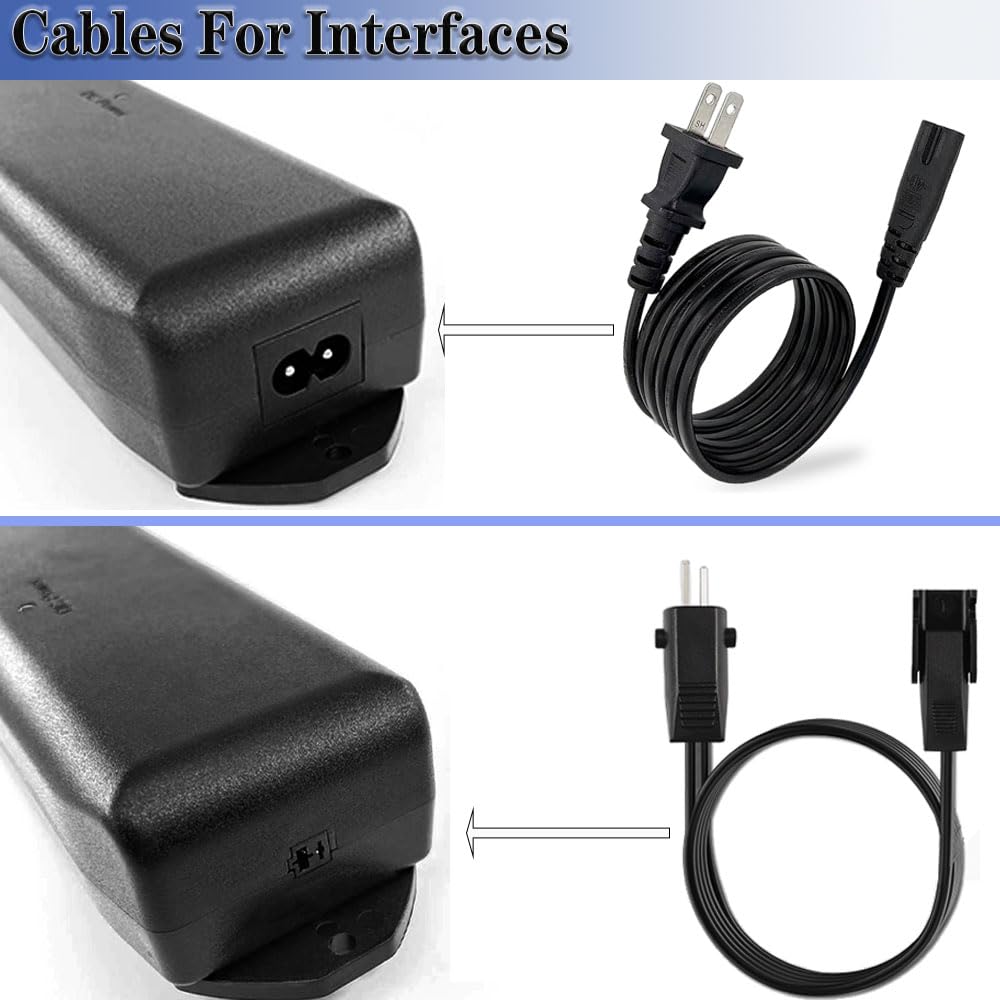Power Recliner AC/DC Switching Power Supply - 29V 2A Adapter with 4ft AC & 10ft DC Cords