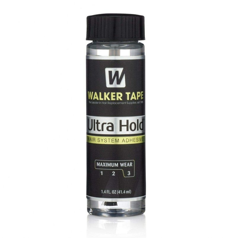 Ultrahold Tape Hold 3/4 Inch x 12 Yards Authentic Walker Tape Clear & Walker Tape co New Ultra Hold Acrylic Adhesive 1.4oz w/Brush Applicator, one Color
