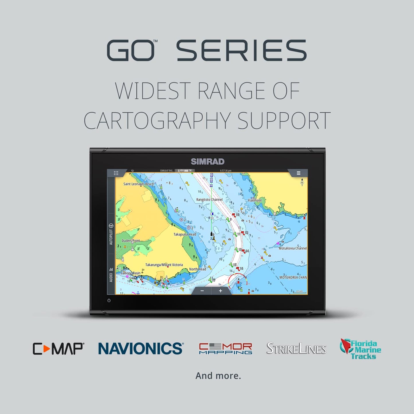 Simrad 000-16293-001 GO9 XSE Chartplotter and Fishfinder with 83/200 Transom Mount Transducer and C-MAP Discover Chart Card, 9 Inch Display, Black