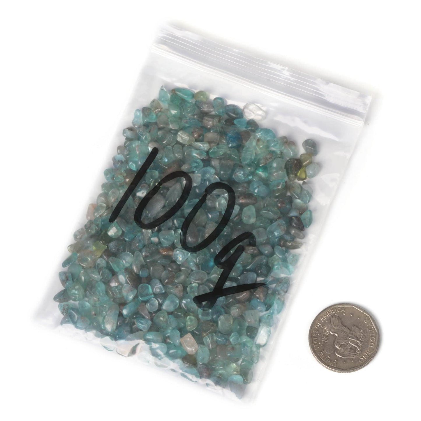 Natural Apatite Polished Chips Crushed Tumbled Stone Crystal Healing Embellishments 100 grams