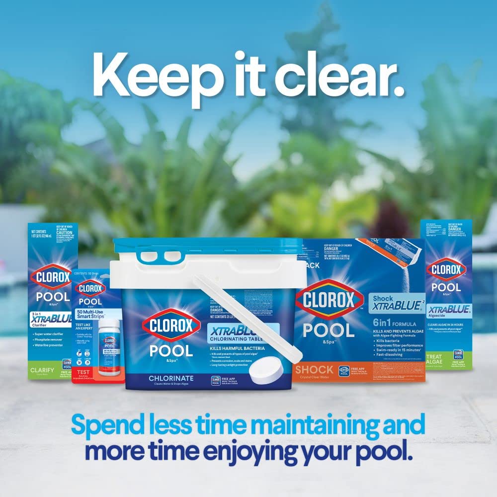 Clorox® Pool&Spa™ Swimming Pool ClearPHOS Water Clarifier and Phosphate Remover, 1 Quart (Pack of 1)