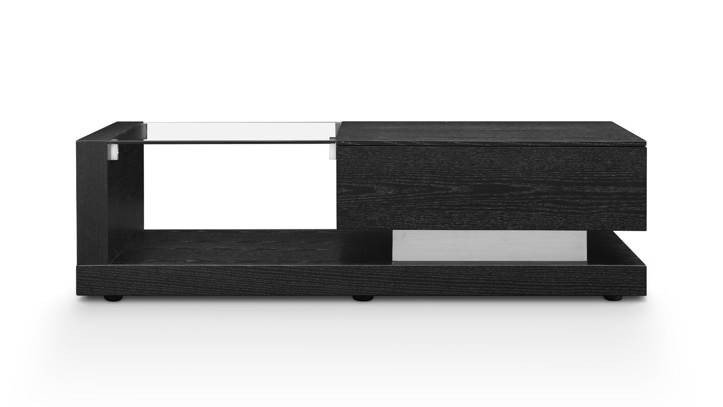 Modern Etta Black Oak Coffee Table