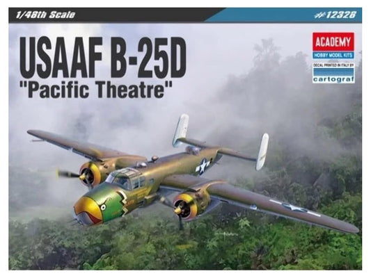 ACA12328 1:48 Academy B-25D Mitchell 'Pacific Theater' [Model Building KIT]