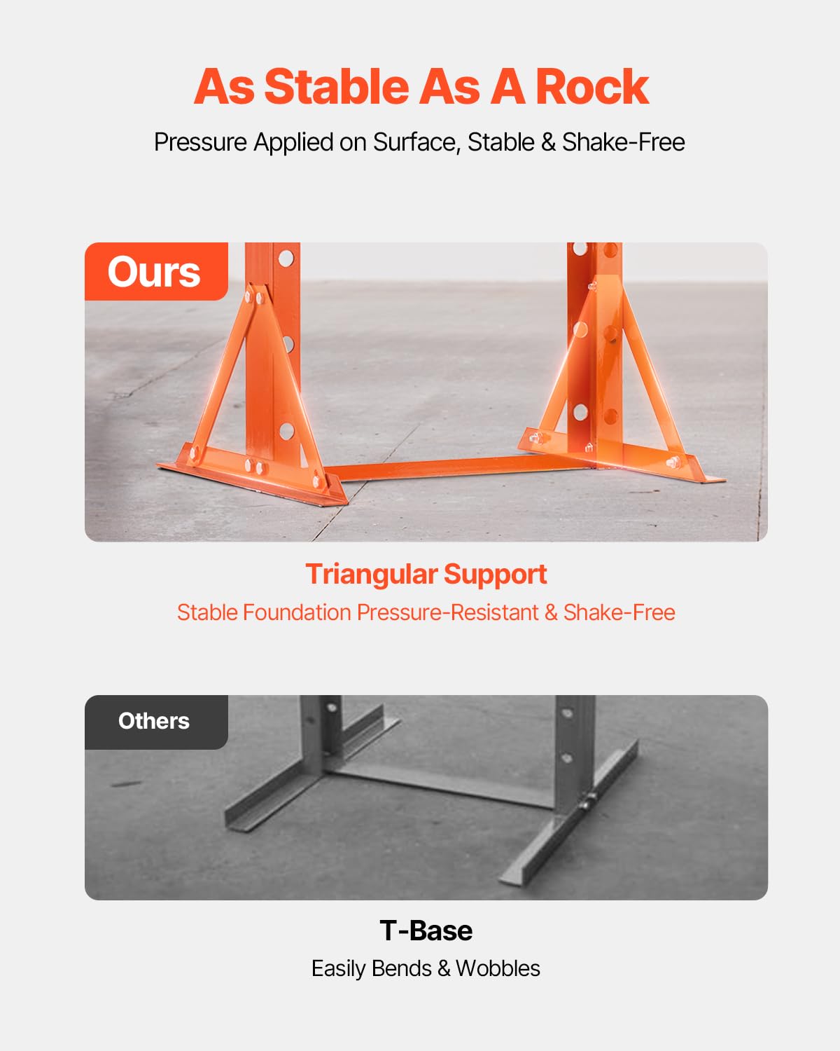 VEVOR Hydraulic Shop Press, 20 T H-Frame Pneumatic Shop Press with Press Plate, Stable Garage Floor Adjustable Hydraulic Press with Triangular Support, Fit for Bending, Straightening & Stamping