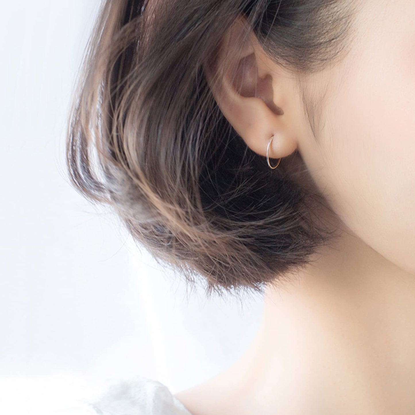 EPIRPRA Silver Hoop Earrings- Cartilage Earring Small Hoop Earrings for Women Men,4 Pairs of Hypoallergenic 925 Sterling Silver Tragus Earrings (Silver&Gold, 8mm/10mm)
