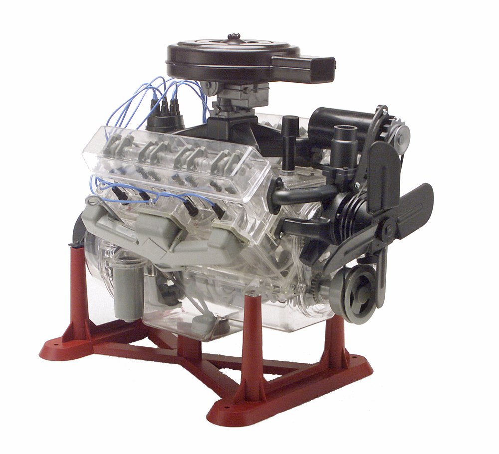 Revell 85-8883 Visible V8 Engine Model Kit 1:4 Scale 314-Piece Skill Level 5 Plastic Model Building Kit
