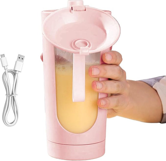 Electric Blender Cup - 700ml Cordless USB Rechargeable Fruit Mixer | Electric Juicer Cup for Vegetables | for Women Men Teens Adults Kitchen Gym Travel Dormitory Apartment Hotel School