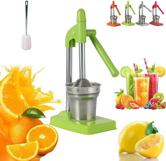Cast Iron Juice Press, Manual Press Juicer, Manual Juicer Cast Iron for Making Fresh Lemon and Orange Juice, Easy To Clean, Home and Kitchen Essentials