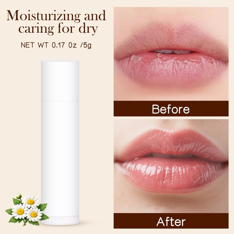 100-Pack Unlabeled Lip Balm Bulk – Natural Shea Butter & Vitamin E, 5 Flavors – Blank Tube Custom Labels for Party & Wedding Favors, Baby Shower & Gift Basket Filling