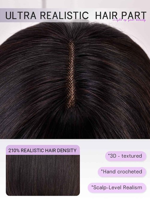 MURAME Bob Wig Human Hair 210% Density Bob Wig with Bangs 100% Human Hair Wigs for Black Women Pre-Bleached Glueless Straight Bob Wigs(12Inch,black bob wig)